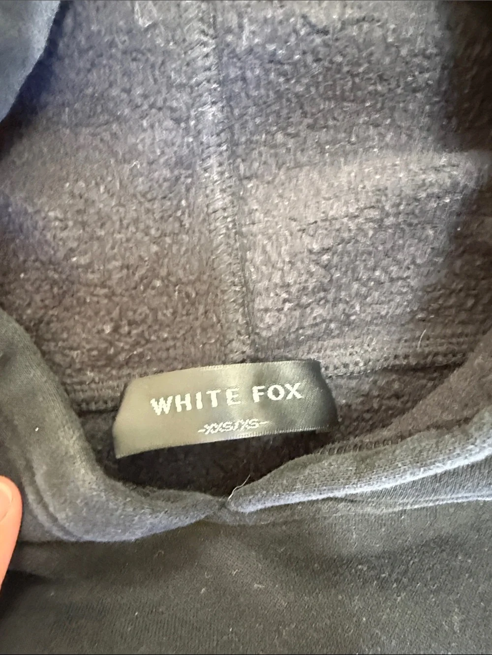 White Fox Boutique Black Hoodie - Picture 3 of 4
